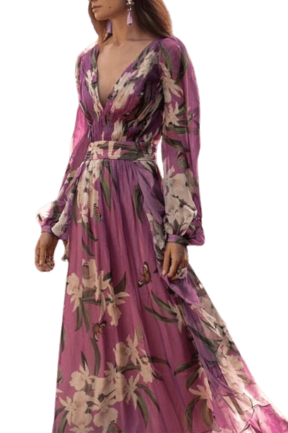 Domozi | Robe longue à fleurs
